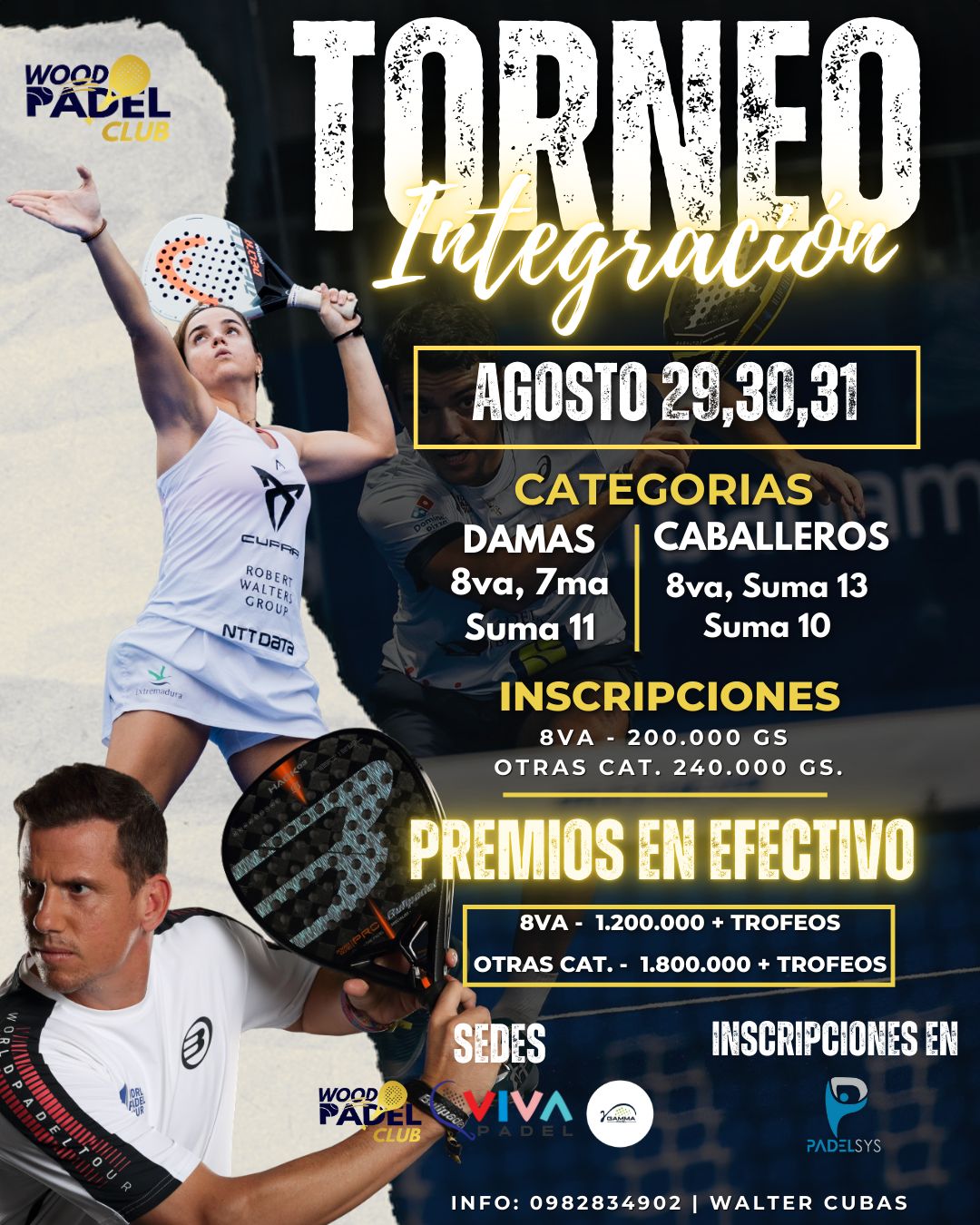 TORNEO INTEGRACION WOOD PADEL